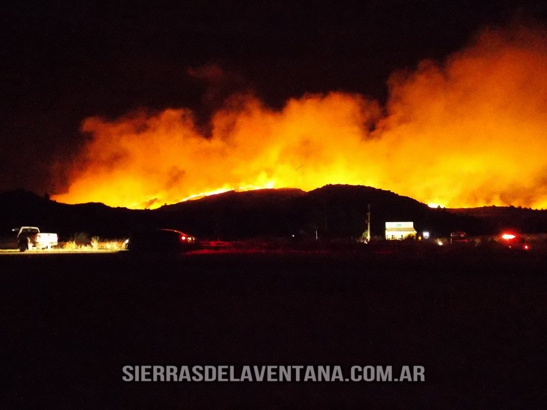 Incendio 2013 Sierra de la Ventana